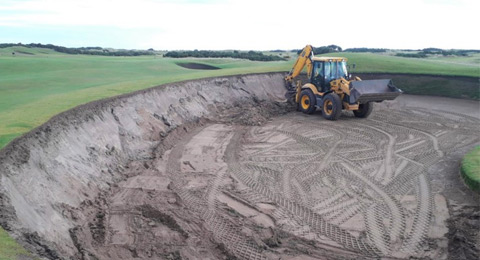 Remodelación del mítico 'Shell Bunker' de St. Andrews para volver más fuerte