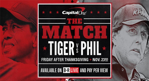 Empiezan los retos entre Tiger y Phil para The Match