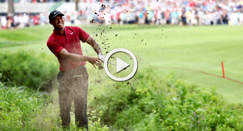 Tiger Woods y su recital el último día del PGA Championship