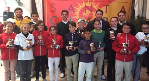 Santa Clara cierra con éxito la primera prueba triple del Circuito de Menores andaluz