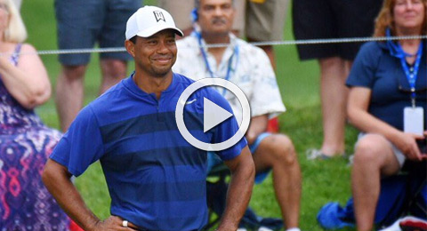 La segunda ronda de Tiger Woods en The Memorial