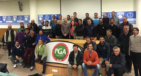 La PGA de España clausura su seminario sobre el swing