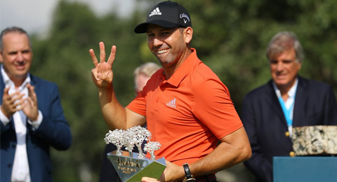 Tres anillos de campeón para un gran Sergio García