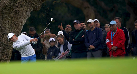 Sergio, en el top 3 de Valderrama en una jornada sin terminar