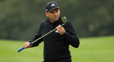 Sergio probará en Jumeirah con el equipo completo de Callaway