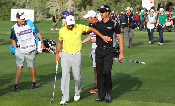 Sergio García y Henrik Stenson en Dubai