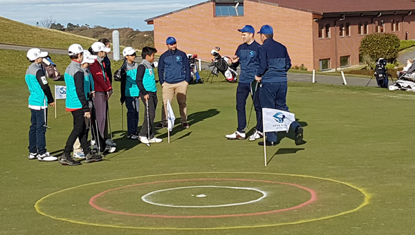 Encuentro niños Jon Rahm Fundación Seve Ballesteros 2018