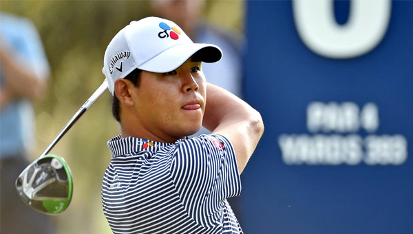 Si Woo Kim Valero Texas Open segundo día 2019