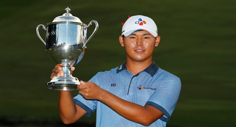 Si Woo Kim, victoria aplastante en Sedgefield CC