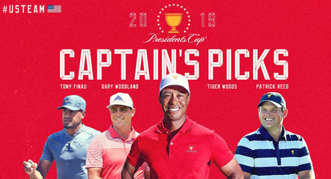 Tiger Woods se autoelige para la Presidents Cup