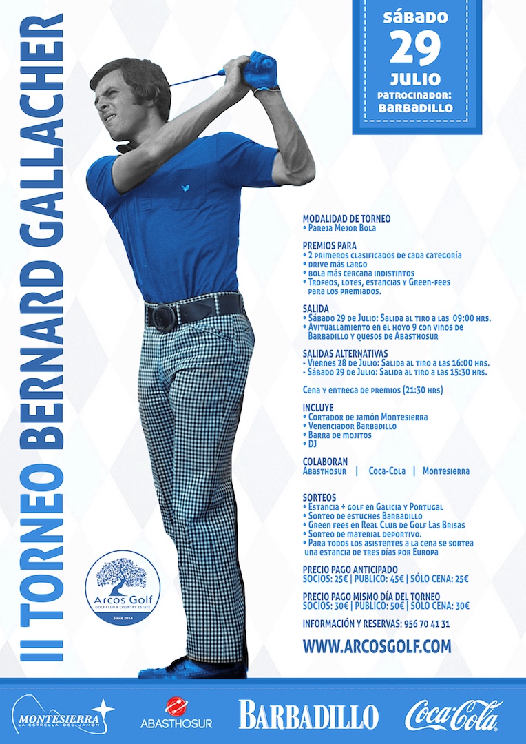 Torneo bernard Gallacher arcos golf