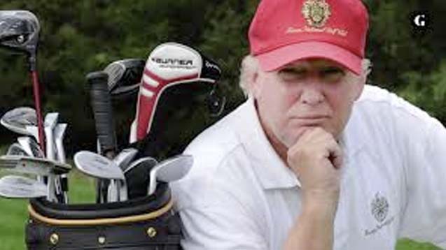 Trump, vacaciones al golf