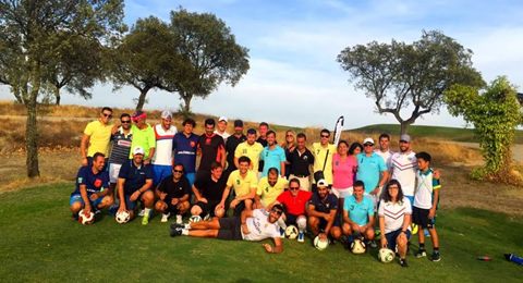 Talayuela estrenó sus hoyos en modalidad Footgolf