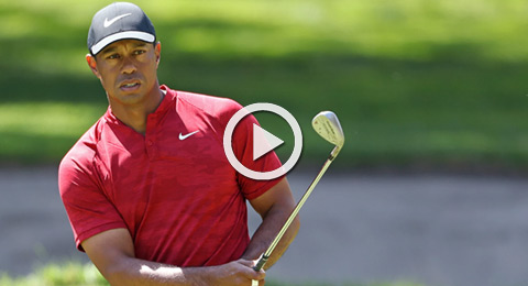 ¿Sabes lo que ocurre en un campo de prácticas cuando llega Tiger Woods?