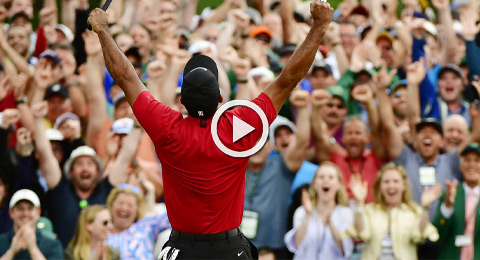 El putt final y la histórica celebración de Tiger