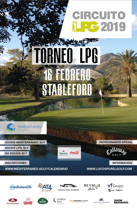 Cartel torneo LPG CC MEditerráneo