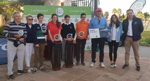 Lauro Golf y sus alumnos brillan en el torneo Volvo celebrado en sus hoyos