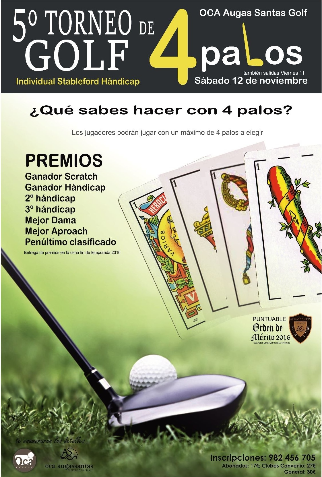 Cartel torneo 4 palos 2016