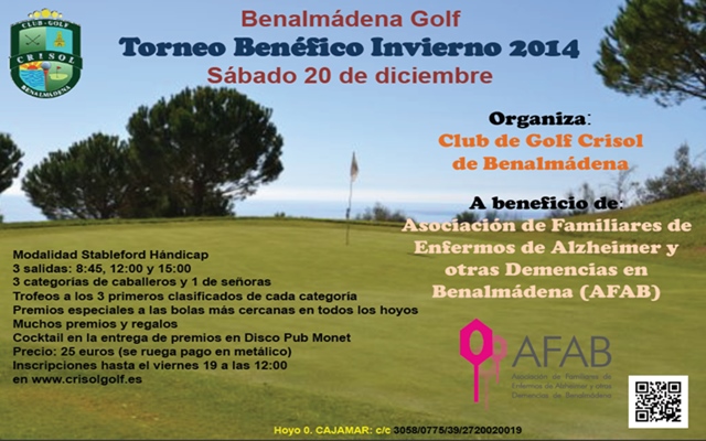 Solidaridad navideña en Benalmádena Golf