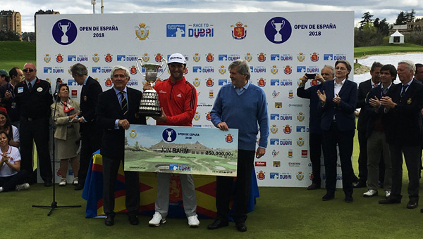 Victoria y título Jon Rahm Open España 2018