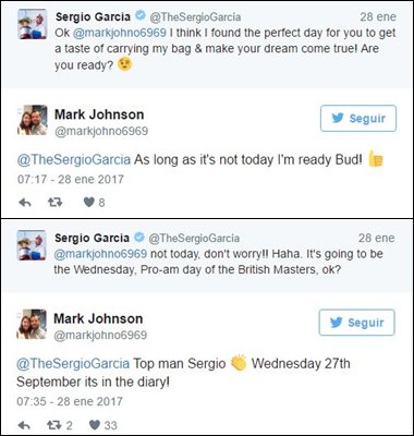 Tweets Sergio García