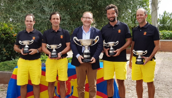 Equipo España victoria Mid Amateur