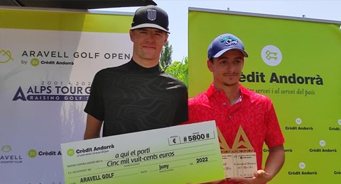 El amateur galo Tom Vaillant consigue el triunfo en la cita andorrana del Alps Tour