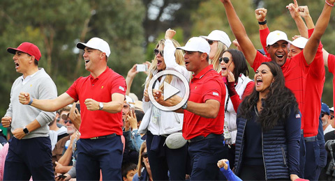 Estados Unidos y su gran remontada en la Presidents Cup