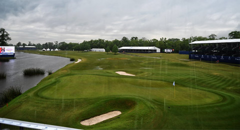 Tormentas y mucha lluvia complican y suspenden el Zurich Classic