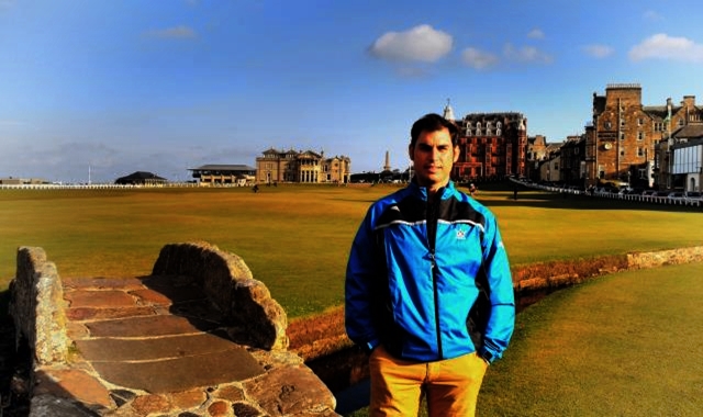 Eloy Carrasco, greenkeeper español becado por St. Andrews