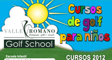 Descuentos para los niños de Estepona que se inscriban a las clases de golf