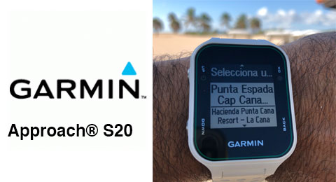 Garmin Approach® S20, intuitivo y fácil de usar