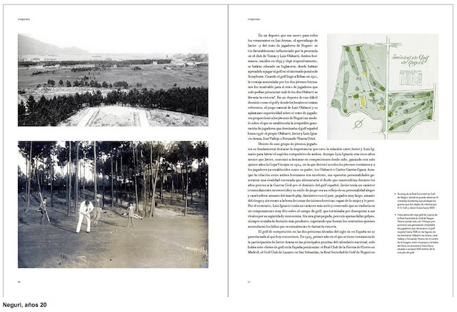 Sale a la venta el libro "Los Campos de Golf de Javier Arana"