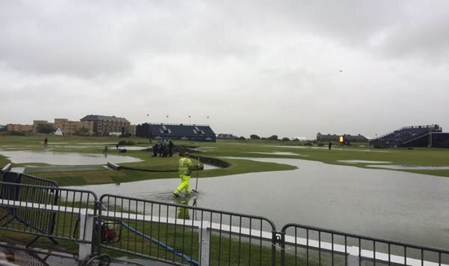 El fantasma del lunes: el viento obliga a la suspensión en St. Andrews