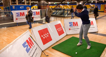 Esta navidad el golf llega en Metro