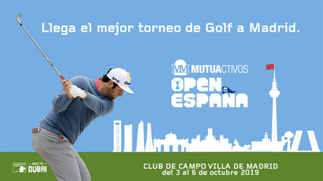 MUTUACTIVOS, nuevo patrocinador del Open de España