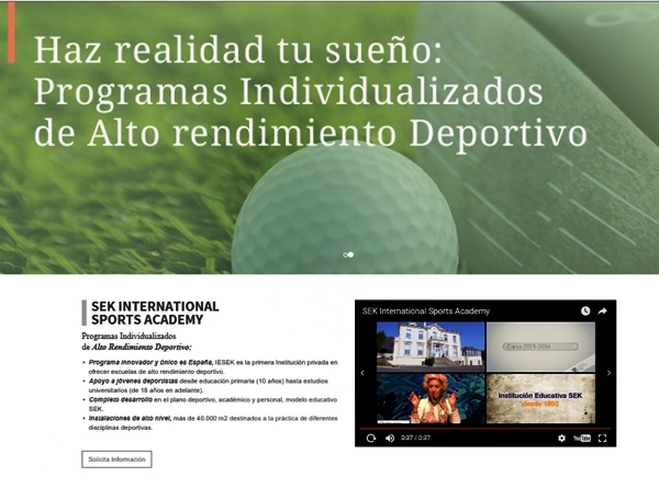 Programa golf alto rendimiento