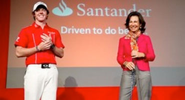 Rory McIlroy ficha por el Banco de Santander