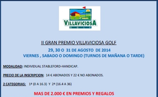 Villaviciosa Golf despide agosto con su segundo Gran Premio